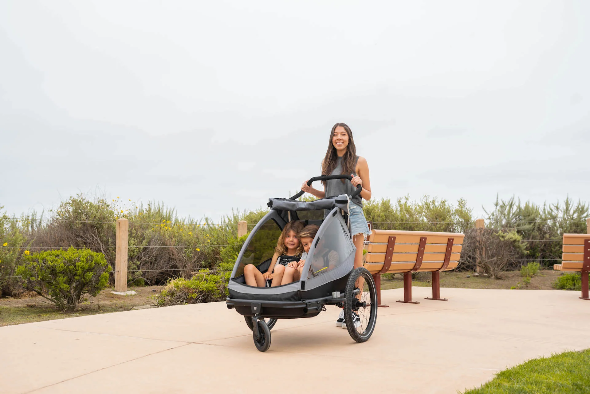 Aventon Double Seat Child Trailer - Image 11